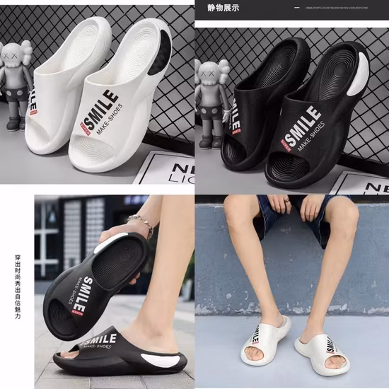 Домашние тапочки Модный дизайн Летние нескользящие подростковые тапочки из ЭВА на заказ